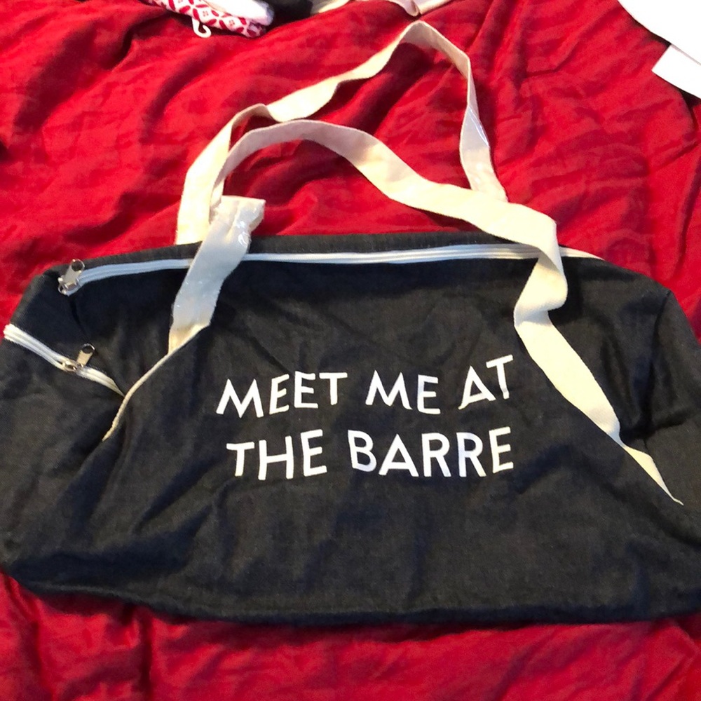 Cute gym bag!